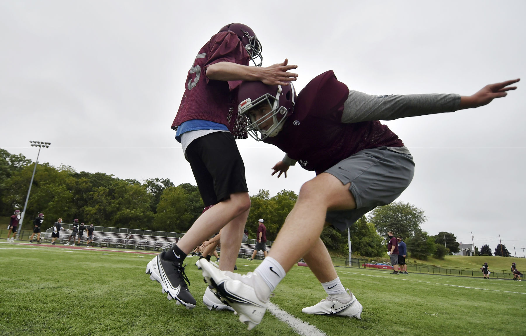 CENTRAL FOOTBALL PRACTICE